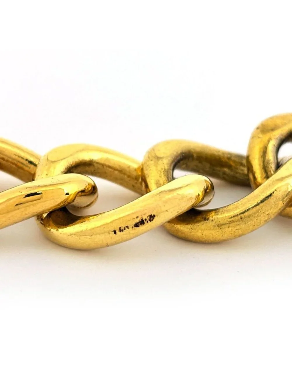 Chanel CC Logo Chain Bracelet Turnlock Gold Plated